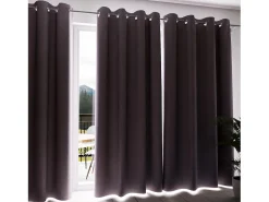 Cortina con ojales 100% opacos 135x250 cm ECLIPSE rosa