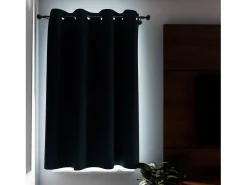 Soleil d'ocre Cortina con ojales aislante y 100% opaca 135x180 cm ECLIPSE pato, por Azul