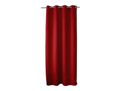 DECOSTAR Ropa De Casa^Cortina ocultante unida con 8 ollaos 140 x 240 cm Rojo