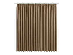 Ropa De Casa^Cortina opaca con ganchos gris 290x245 cm ES498397 Topo