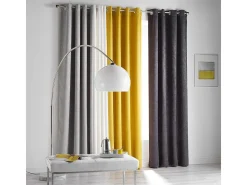 Cortina opaca efecto terciopelo "piel" 140 x 240 cm