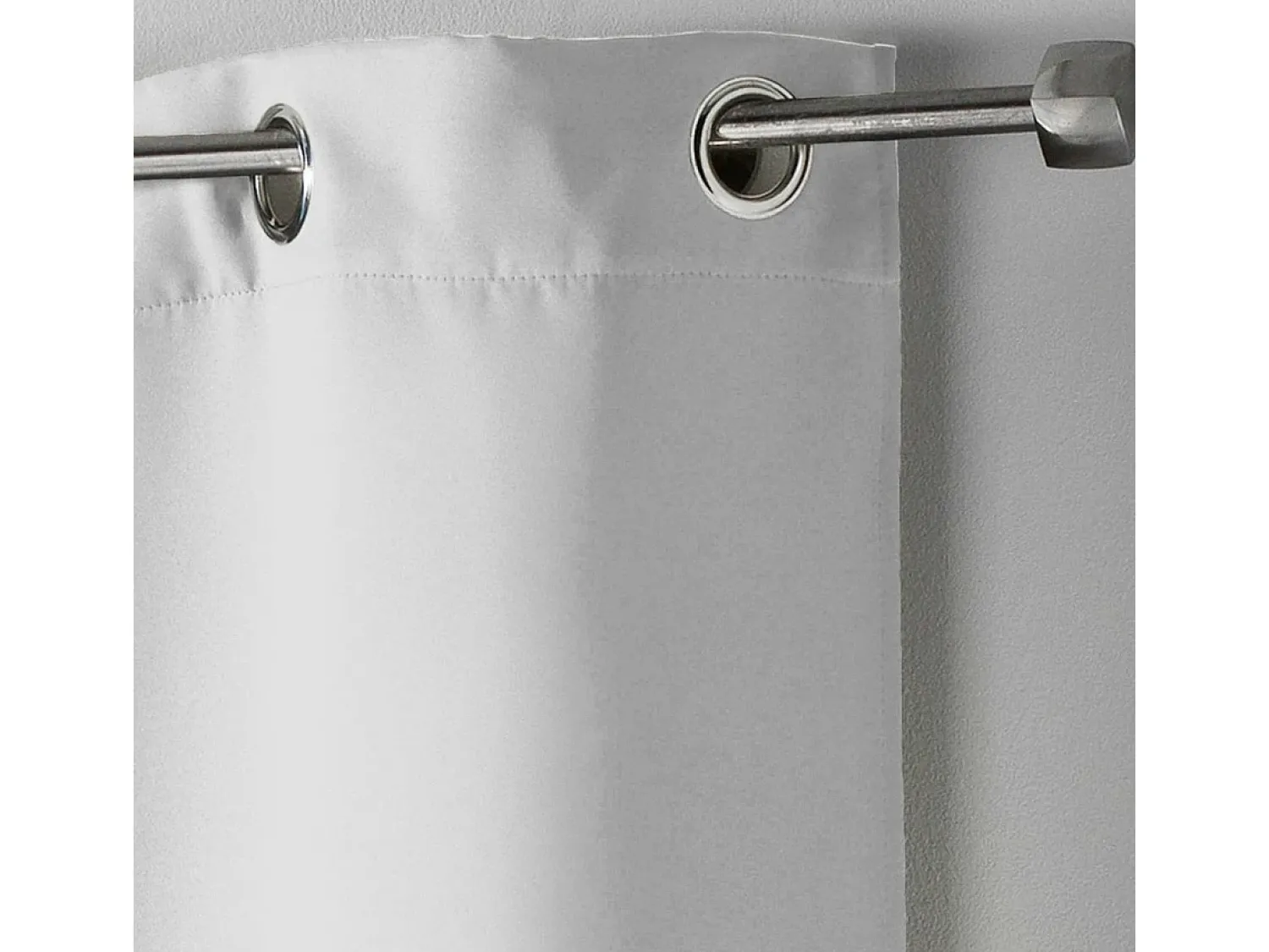 Douceur d'intérieur Cortina opaca para radiador de baja altura con un 90 % de oscurecimiento 135 x 180 cm Blanco