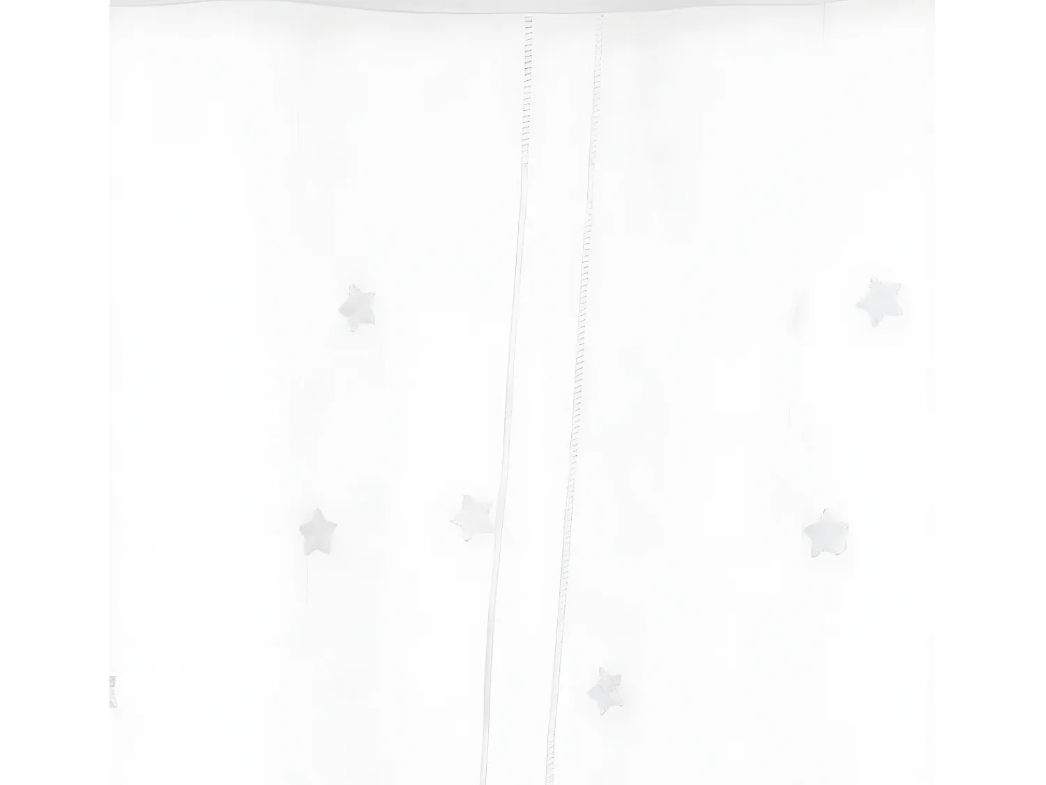 Clearance Atmosphera for Kids Cortina Poliéster 240x140cm Blanco