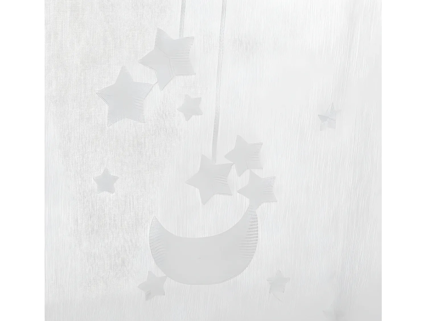 Clearance Atmosphera for Kids Cortina Poliéster 240x140cm Blanco