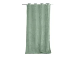 DECOSTAR Ropa De Casa^Cortina térmica de terciopelo con forro polar Verde