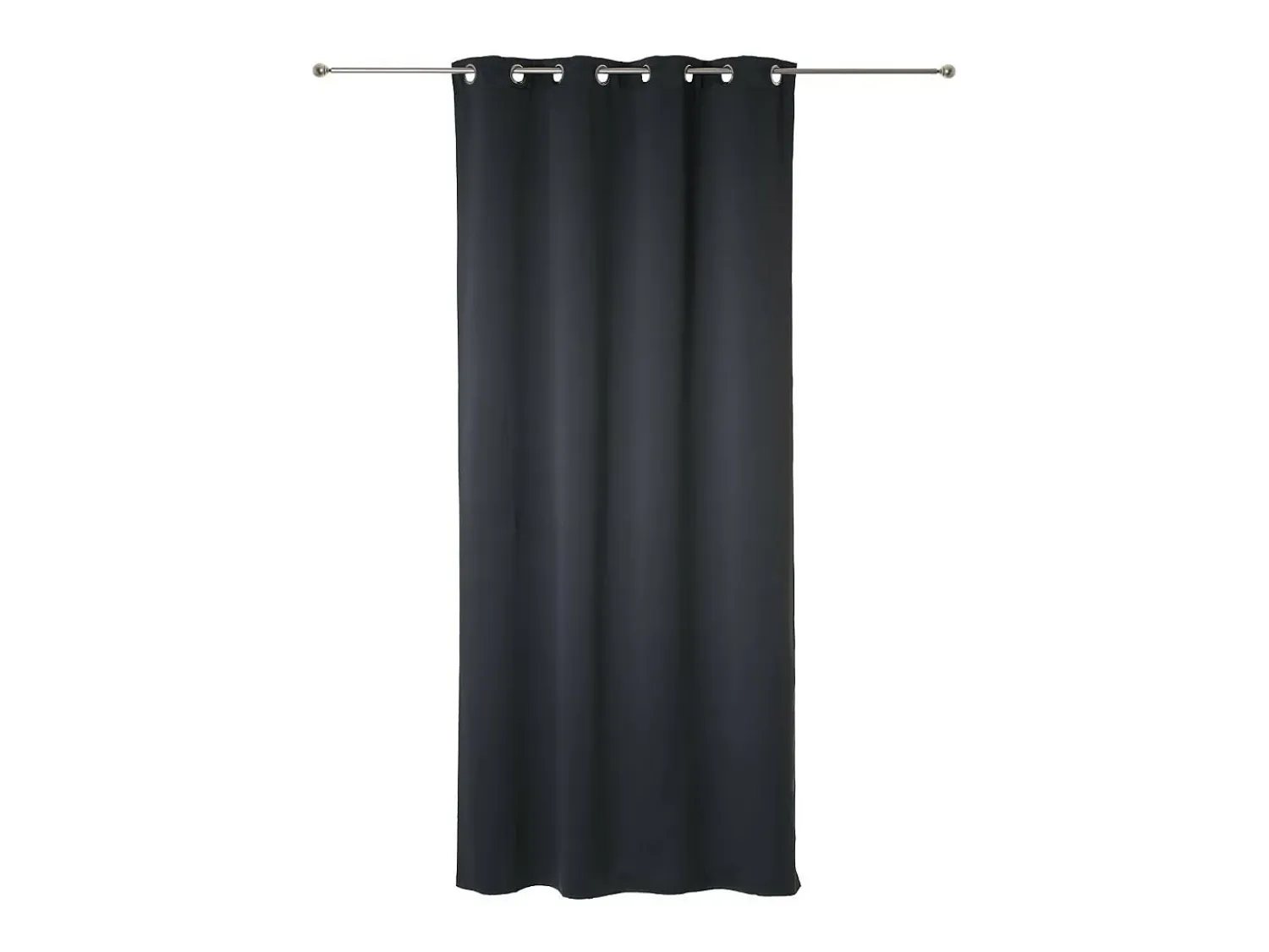 Sale Atmosphera Cortinas Opaco Gris Poliéster 2 Unidades (135 x 240 cm) Gris antracita
