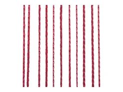 Discount Cortinas de flecos 2 piezas 140x250 cm burdeos ES787497 Rojo