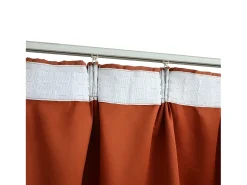 Ropa De Casa^Cortinas opacas con ganchos 2 piezas color óxido 140x225 cm ES167254 Topo