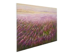 MCW Cuadro^Cuadro al óleo campo de flores pintado a mano Multicolor