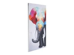 MCW Cuadro^Cuadro al óleo Elefante II pintado a mano Multicolor