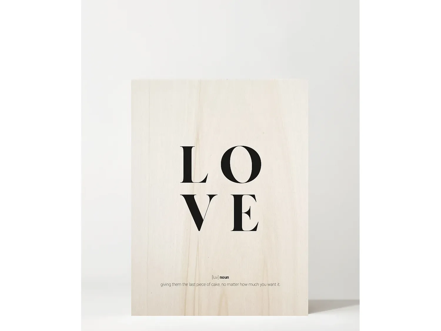 Sale DECOWOOD Cuadro de madera Love definition Beige