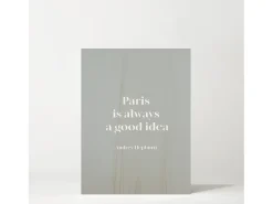 DECOWOOD Cuadro^Cuadro de madera Paris Good Idea Multicolor