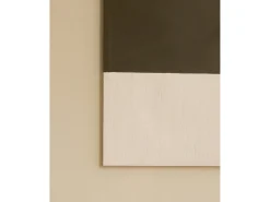 Cuadro decorativo sobre lienzo de algodón con marco de madera blanco pintado artesanalmente con pintura al oleo de 100x150cm - MARINA - DECOWOOD