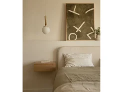 DECOWOOD Cuadro decorativo sobre lienzo de algodón pintado artesanalmente con pintura al oleo sin marco de 60x80cm - SILVANA - Multicolor