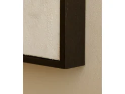 Cuadro decorativo sobre lienzo de algodón con marco de madera marrón claro pintado artesanalmente con pintura al oleo de 60x80cm - DEVA - DECOWOOD