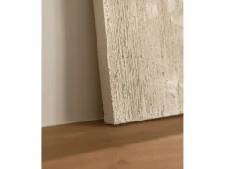 Cuadro decorativo sobre lienzo de algodón con marco de madera marrón claro pintado artesanalmente con pintura al oleo de 60x80cm - DEVA - DECOWOOD