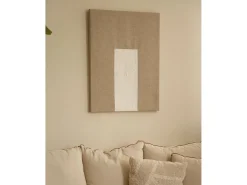 Cuadro decorativo sobre lienzo de lino pintado artesanalmente con pintura al oleo sin marco de 100x150cm - MAYA - DECOWOOD