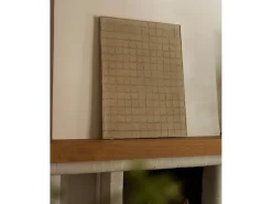 Sale DECOWOOD Cuadro decorativo sobre lienzo de algodón pintado artesanalmente con pintura al oleo sin marco de 60x80cm - JAN - Dorado