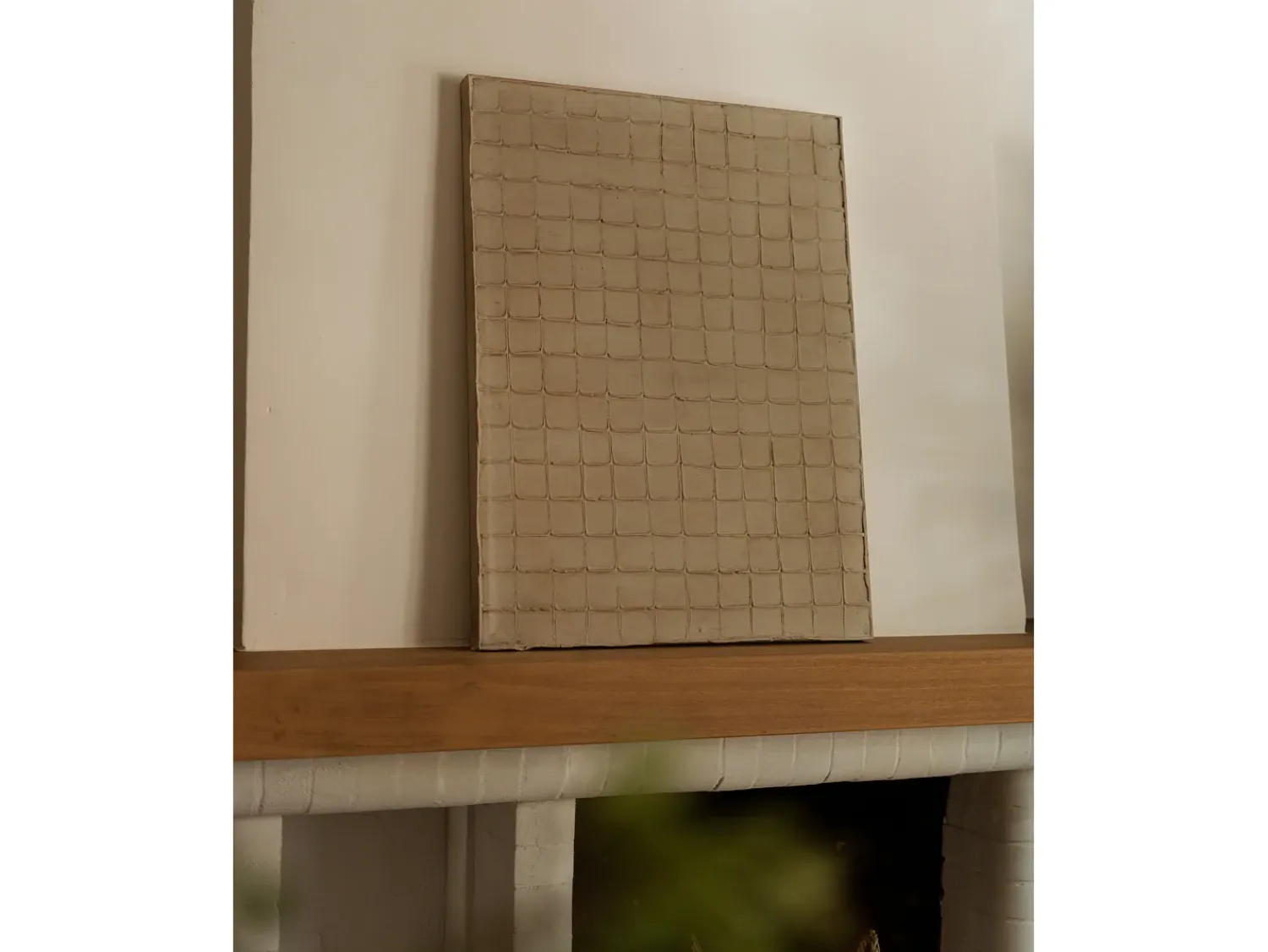 Sale DECOWOOD Cuadro decorativo sobre lienzo de algodón pintado artesanalmente con pintura al oleo sin marco de 60x80cm - JAN - Dorado