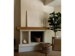 Best DECOWOOD Cuadro decorativo sobre lienzo de algodón con marco de madera blanco pintado artesanalmente con pintura al oleo de 100x150cm - LEO - Beige