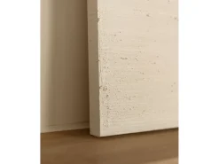 Clearance DECOWOOD Cuadro decorativo sobre lienzo de algodón con marco de madera marrón claro pintado artesanalmente con pintura al oleo de 100x150cm - BRISA - Multicolor
