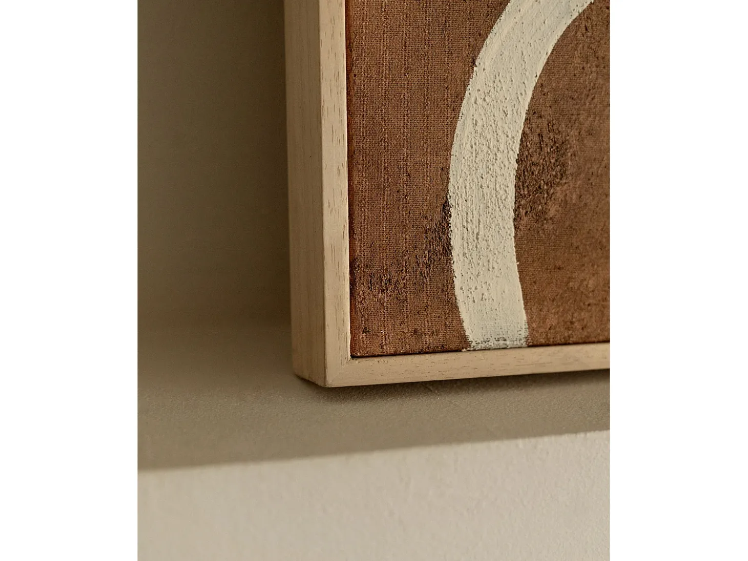 Cuadro decorativo sobre lienzo de algodón pintado artesanalmente con pintura al oleo sin marco de 80x100cm - SILVANA - DECOWOOD