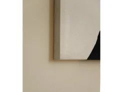Clearance DECOWOOD Cuadro decorativo sobre lienzo de algodón pintado artesanalmente con pintura al oleo sin marco de 80x100cm - KUSAMA - Multicolor