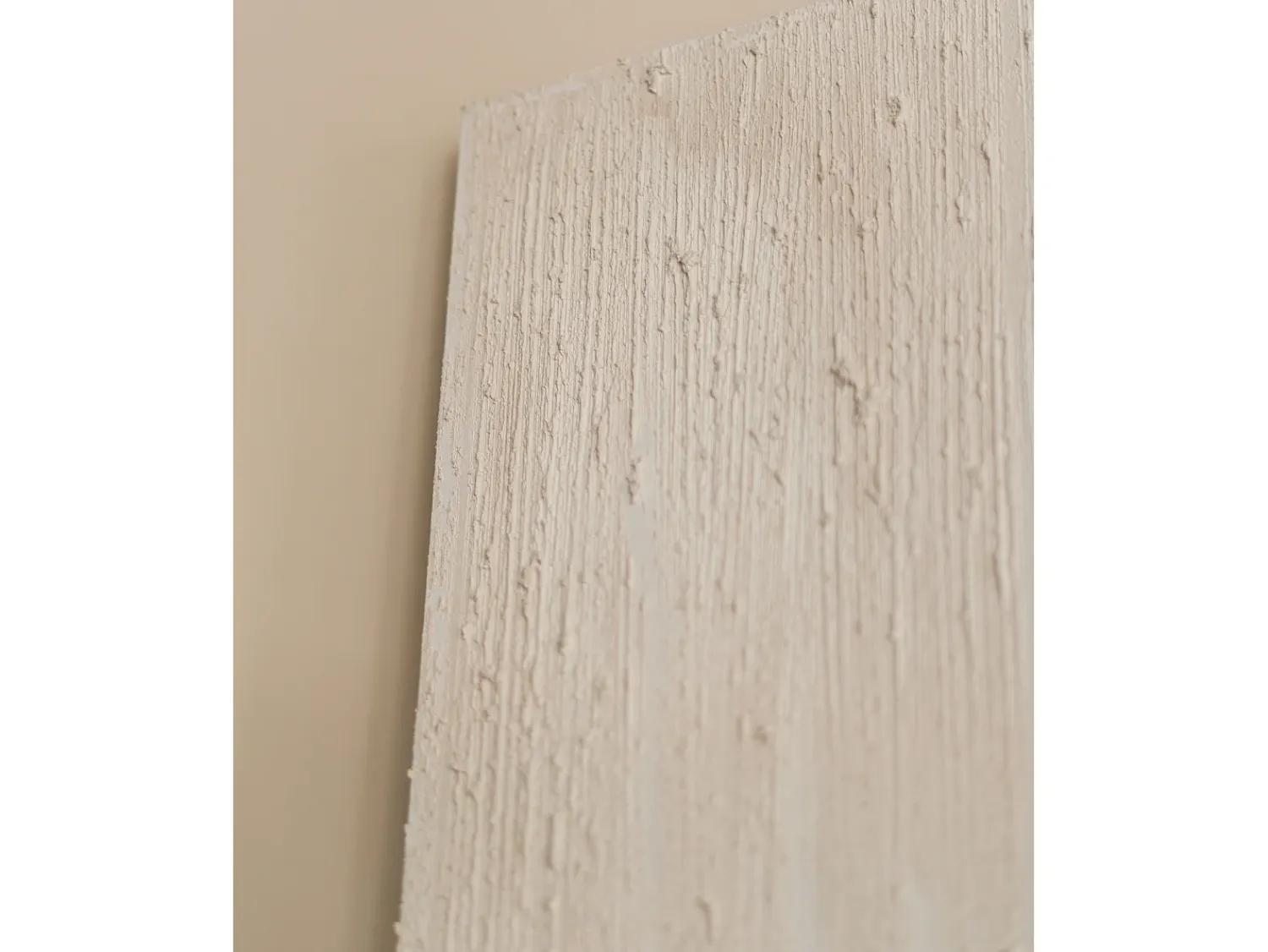 DECOWOOD Cuadro decorativo sobre lienzo de algodón con marco de madera negro pintado artesanalmente con pintura al oleo de 100x150cm - ADRIANA - Beige