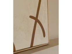 Online DECOWOOD Cuadro decorativo sobre lienzo de algodón pintado artesanalmente con pintura al oleo sin marco de 80x100cm - VIRGINIA - Multicolor