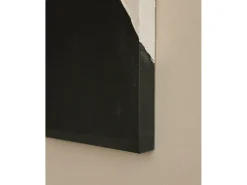 Cuadro decorativo sobre lienzo de algodón con marco de madera blanco pintado artesanalmente con pintura al oleo de 60x80cm - KIKA - DECOWOOD