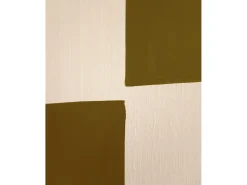 Cuadro decorativo sobre lienzo de algodón con marco de madera blanco pintado artesanalmente con pintura al oleo de 100x150cm - PRISMA - DECOWOOD