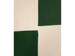 Cuadro decorativo sobre lienzo de algodón con marco de madera blanco pintado artesanalmente con pintura al oleo de 100x150cm - PRISMA - DECOWOOD