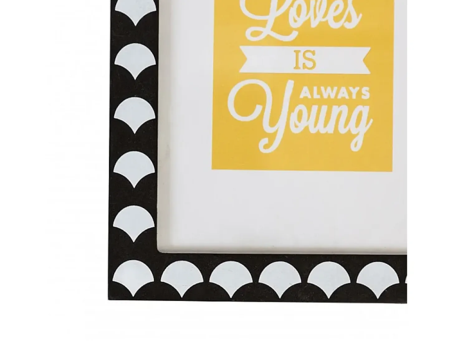 Cuadros Set de 4 infantiles MDF blanco y negro 22 x 16/ 38 x 40cm