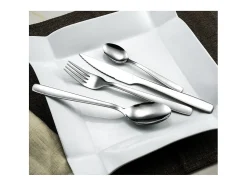 Discount Amefa Cubertería de 24 piezas Hôtel - Acero inoxidable - Hoja microdentada - Colección Hôtel Plateado
