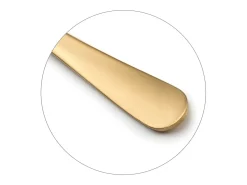 Amefa Cubierto^Cubertería de 24 piezas Austin dorada mate de acero inoxidable con acabado satinado PVD Dorado