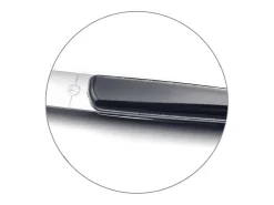Cubertería de 24 piezas Lou Laguiole Montana Noir - Mango de cristal negro, hoja de acero inoxidable microdentada