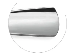 Cubertería de 24 piezas Vision de acero inoxidable brillante - Estilo contemporáneo