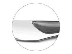 Amefa Cubierto^Cubertería Eclat 24 piezas Moderno - Mango , Acero Inoxidable, Hoja Microdentada y Acabado Brillante Gris