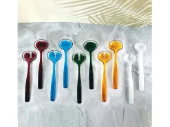 Guzzini Cubiertos para ensalada Turquesa Dolcevita Azul