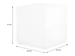 Sweeek Iluminación Exterior^Cubo de luz led con pilas Multicolor