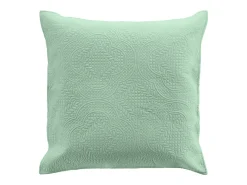 Douceur d'intérieur Ropa De Cama^Cubre Cama Acolchado y 2 Fundas de Almohada Romane Verde
