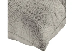 Clearance Douceur d'intérieur Cubre Cama Acolchado y 2 Fundas de Almohada Romane Gris