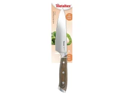 METALTEX Cubierto^Cuchillo de Chef HERITAGE 15 cm Madera Pakka Acero Inoxidable Molibdeno-Vanadio