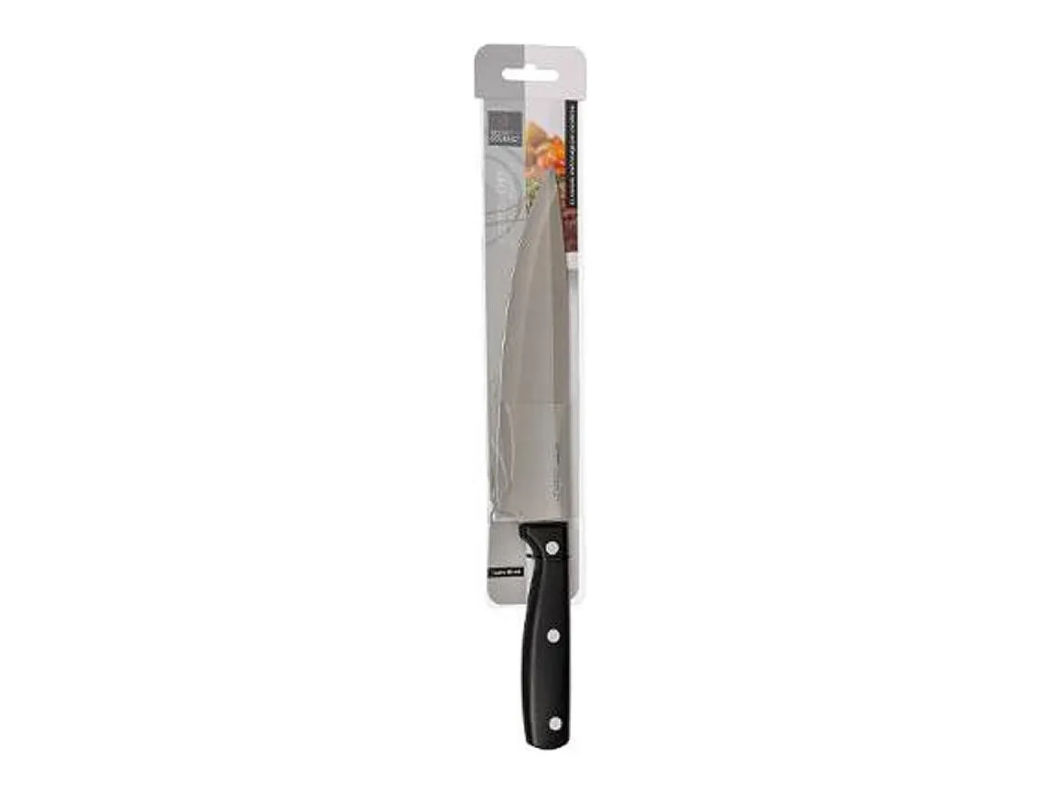 5five Cubierto^Cuchillo de Cocina Acero Inoxidable ABS (20 cm) Negro