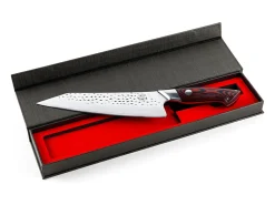 New Somagic Cuchillo de cocinero de 8 pulgadas, gama Magma - Rojo
