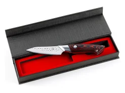 Somagic Cubierto^Cuchillo de oficina de 3,5 pulgadas, gama Magma - Rojo