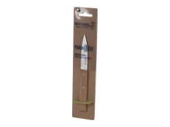 Opinel Cubierto^Cuchillo de oficina Parallèle N°126 de Acero Inoxidable con Mango de Haya Barnizado