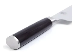 Cubierto^Cuchillo Jamonero Shun Classic 23 cm en Acero Damasco - Mango de Pakka Wood Negro