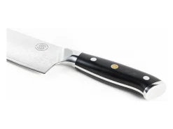 Best Somagic Cuchillo SANTOKU de 7 pulgadas, gama Signature - Negro