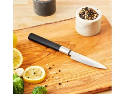 Cuchillo Universal Wasabi Black 10cm de Acero Pulido y Mango de Bambú